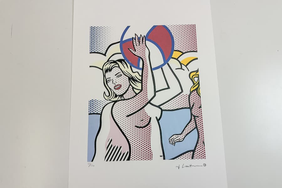 Lithografie nach Roy Liechtenstein, limitiert